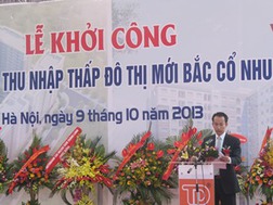 Khởi công xây dựng Dự án khu nhà TNT Bắc Cổ Nhuế -Chèm