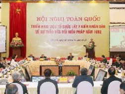 Triển khai lấy ý kiến về Dự thảo sửa đổi Hiến pháp