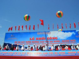Khởi công xây dựng đường cao tốc Đà Nẵng - Quảng Ngãi