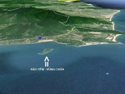 Khu vực Vũng Chùa - đảo Yến.