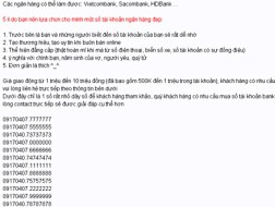 Rao bán tài khoản ngân hàng độc làm quà Tết