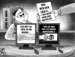 Lừa đảo thanh toán qua ngân hàng: Cháo múc, tiền không trao