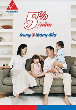 Góp vay ưu đãi chỉ 5%: “VietABank - cùng bạn xây tổ ấm”