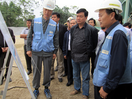 Bộ trưởng Bộ GTVT thị sát dự án đường cao tốc Nội Bài - Lào Cai ngày 24/11