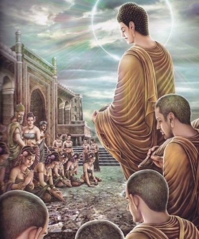 13. Phạm Thiên thỉnh Phật Chuyển Pháp Luân