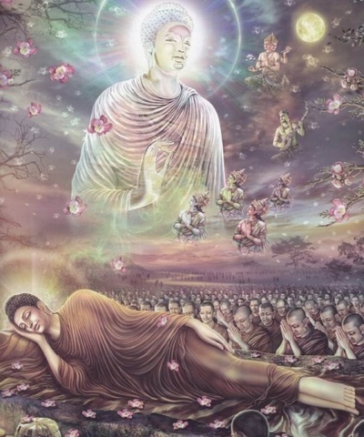 17. Đức Phật nhập Niết Bàn dưới hai cây SALA 