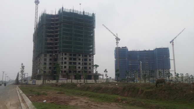 Tiến độ loạt dự án chung cư giá rẻ đang rầm rộ mở bán dọc Đại lộ Thăng Long