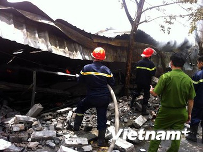 Cháy công ty bao bì tại Khu công nghiệp Nhơn Trạch-Đồng Nai