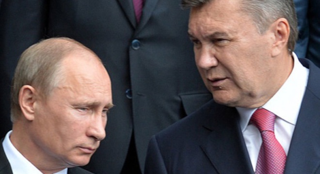 Ông Viktor Yanukovych (phải) thừa nhận không dễ “nói chuyện” với Tổng thống Nga Vladimir Putin - Ảnh: AFP 