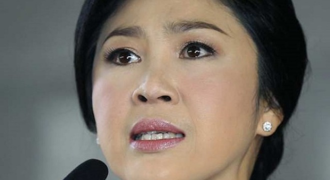Nữ thủ tướng Thái Lan Yingluck Shinawatra bị tòa án phế truất vì lạm quyền. Ảnh: AFP