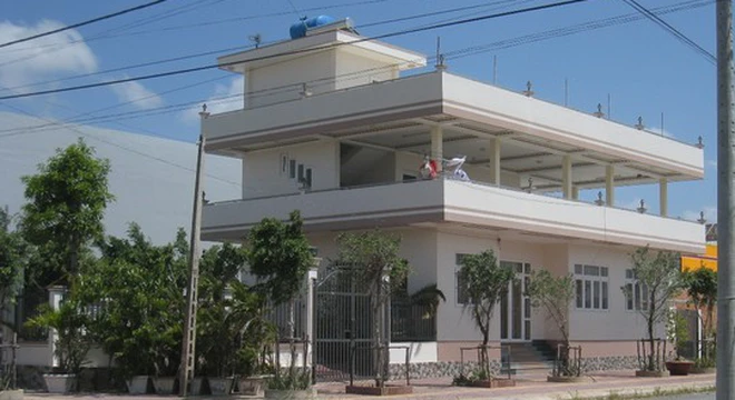 Ngôi nhà của ông Kiếm trong khu tái định cư của Dự án Khu hành chính và Công trình công cộng cửa ngõ Đông Bắc TP Cà Mau