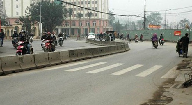 Đường Trường Chinh sau khi mở rộng được cho là sẽ có hình của một chiếc "ghi đông xe đạp"