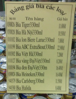 10 loại bia được tiêu thụ nhiều nhất tại Việt Nam