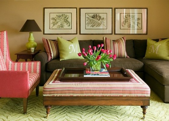 Colorful And Comfy Living Room