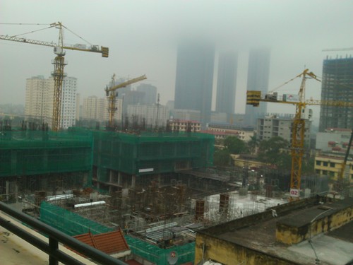 Toàn cảnh công trình đang triển khai