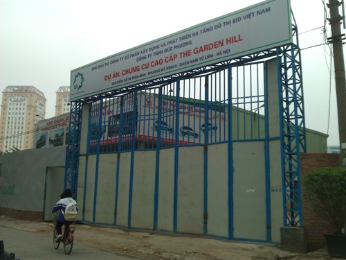 Hiện nay công trình đang làm phần móng