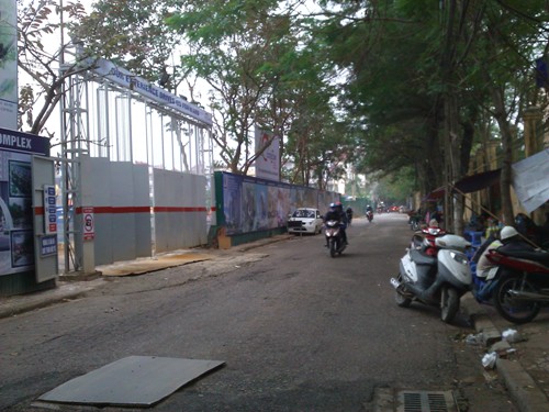 Đường Phùng Chí Kiên nơi dự án tọa lạc