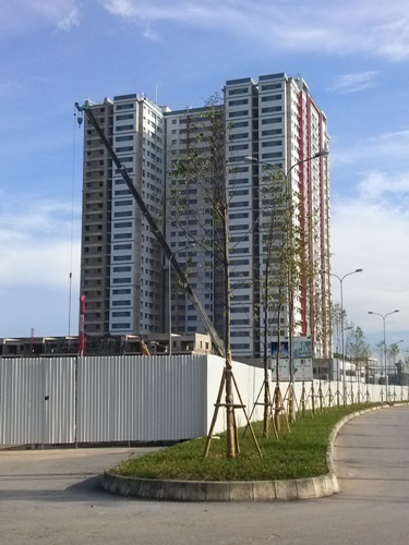 Toàn cảnh Chung cư The ONE Residence đang trong quá trình hoàn thiện nội thất