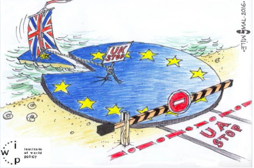 EU cố gắng kéo con thuyền UK không căng buồm ra khơi. Ảnh: IWP